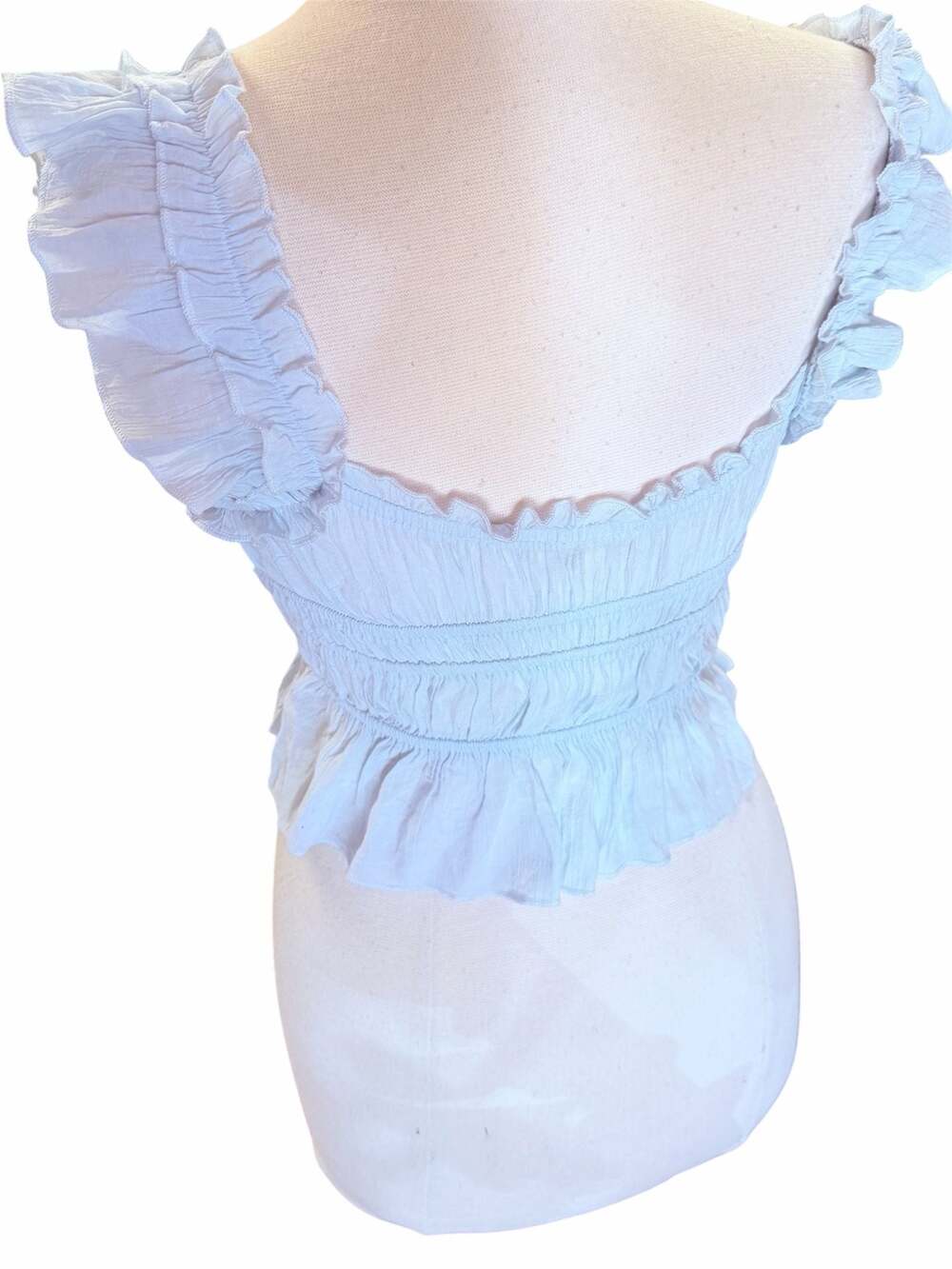 Thirty/Thirty Ruffle Crop Top - Picture 3 of 5